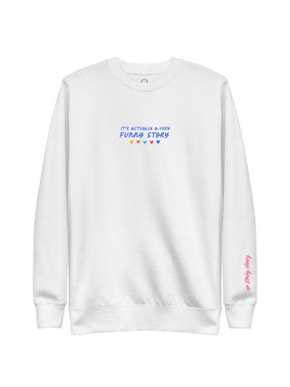 Emily Henry: Funny Story embroidered unisex sweatshirt