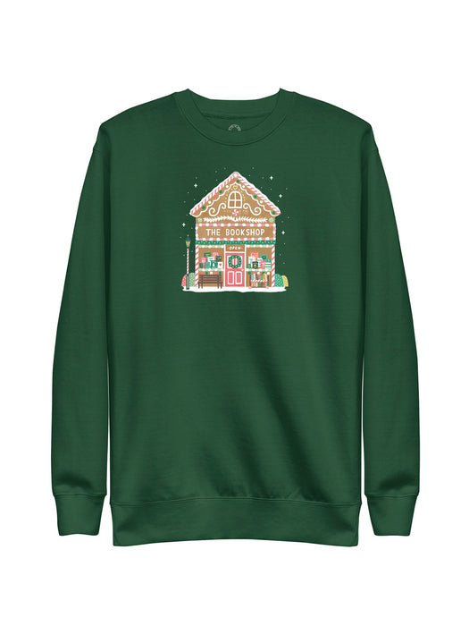 Gingerbread Bookshop unisex sweatshirt