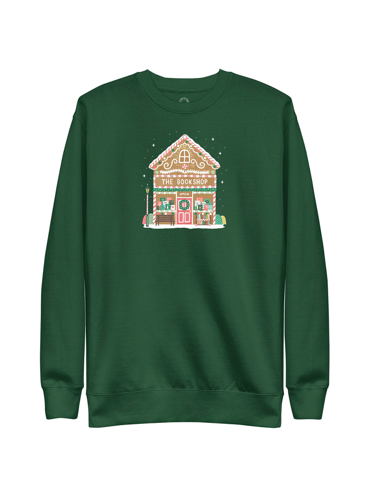 Gingerbread Bookshop unisex sweatshirt