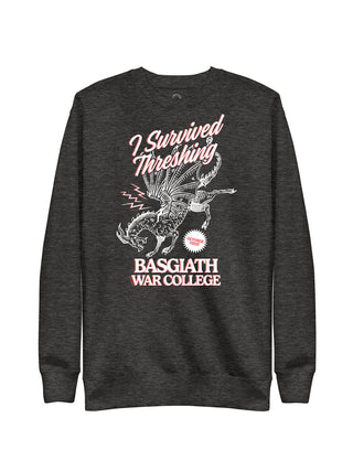 Fourth Wing: I Survived Threshing unisex sweatshirt