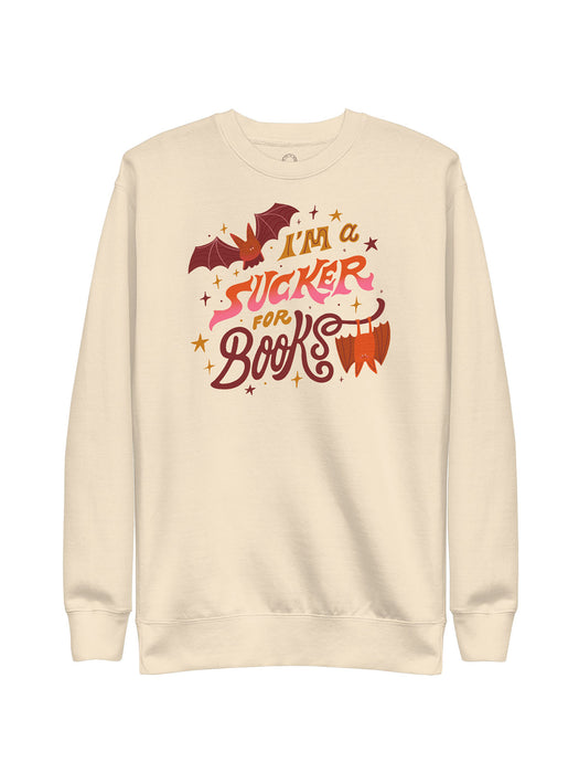 I'm a Sucker for Books unisex sweatshirt