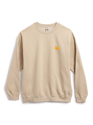 Reading Rainbow embroidered unisex cream sweatshirt