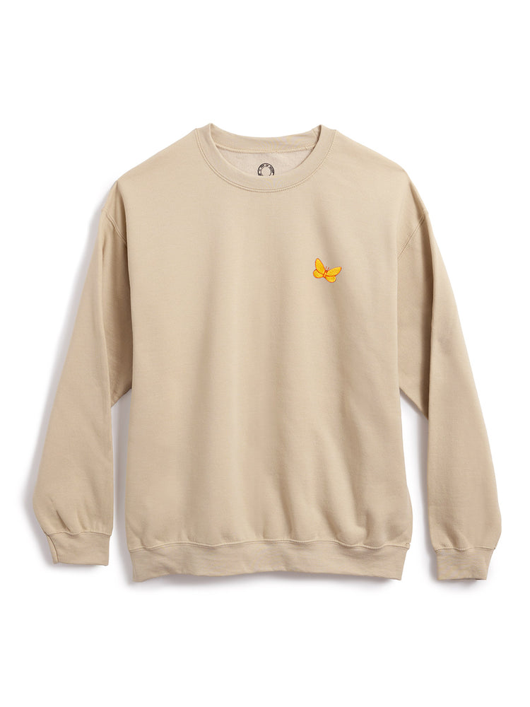 Reading Rainbow embroidered unisex cream sweatshirt