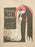 A vintage-style illustrated graphic on a cream background, featuring a vampire in a long black cape with a large pink-red circular backdrop behind it, kissing a woman in a white gown. Text on the left reads “Théâtre des Vampires” with additional French text.