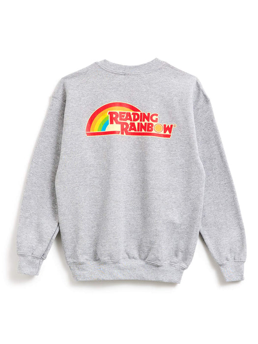 Reading Rainbow embroidered youth gray sweatshirt