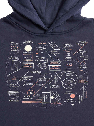 Murakami Novels Map unisex hoodie