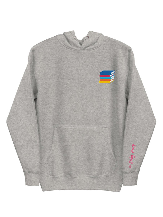 Emily Henry: Books Are My Happy Place embroidered unisex hoodie