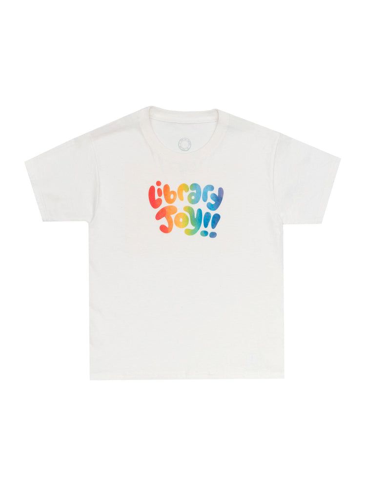 Mychal Threets: Library Joy Youth White T-Shirt