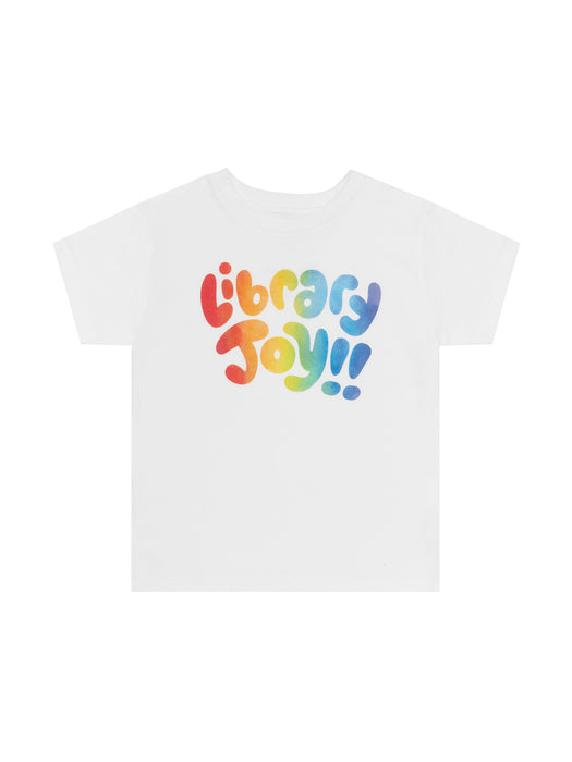 Mychal Threets: Library Joy kids' white t-shirt