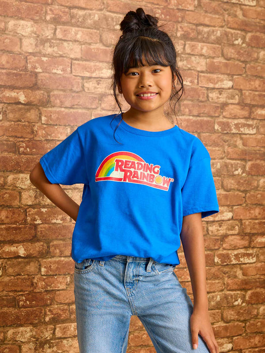 Reading Rainbow youth blue t-shirt