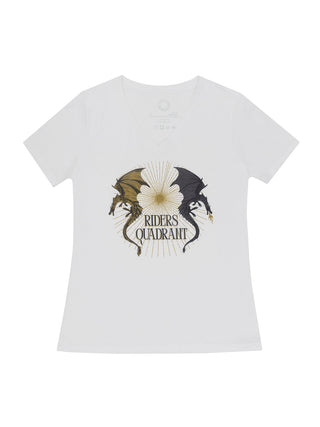 Fourth Wing: Riders Quadrant women's v-neck t-shirt