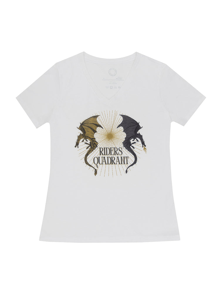 Fourth Wing: Riders Quadrant women's v-neck t-shirt
