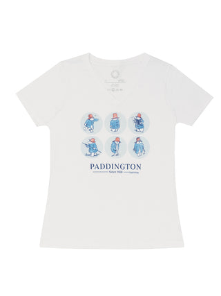 Paddington Bear Classic Adventures women's v-neck t-shirt