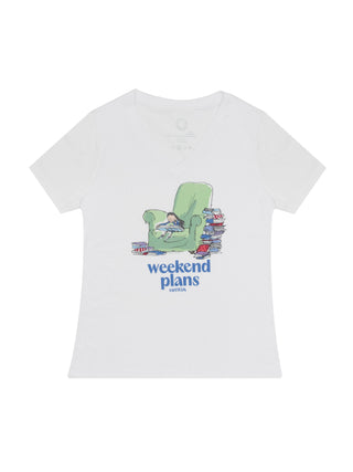 Matilda: Weekend Plans women's v-neck t-shirt