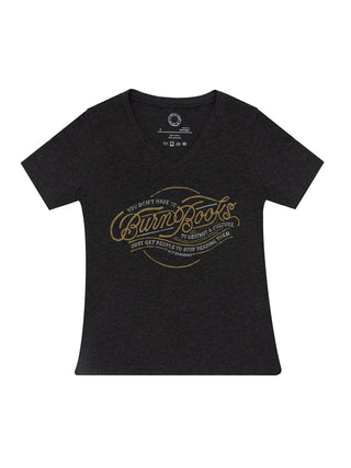 Ray Bradbury: You Don't Have to Burn Books women's v-neck t-shirt