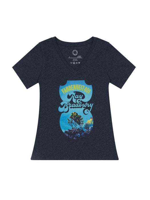 Fahrenheit 451 women's v-neck t-shirt