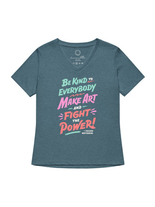 Colson Whitehead: Fight the Power women's v-neck t-shirt