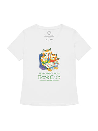 Richard Scarry: Book Club women's v-neck t-shirt