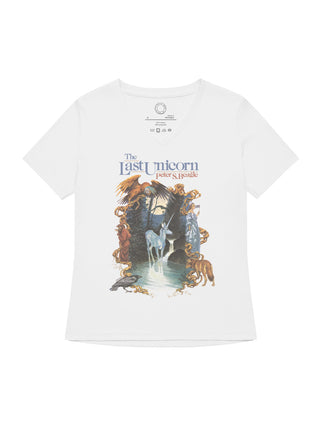 The Last Unicorn women's v-neck t-shirt