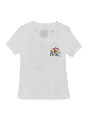 Arthur™: Friends women's v-neck t-shirt