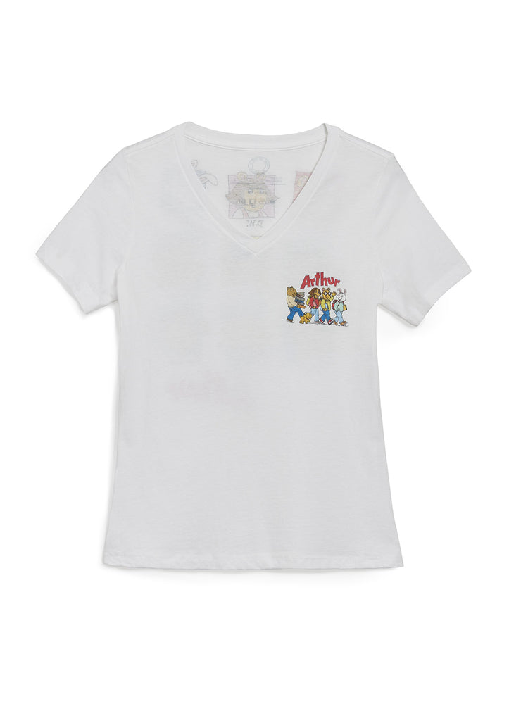 Arthur™: Friends women's v-neck t-shirt
