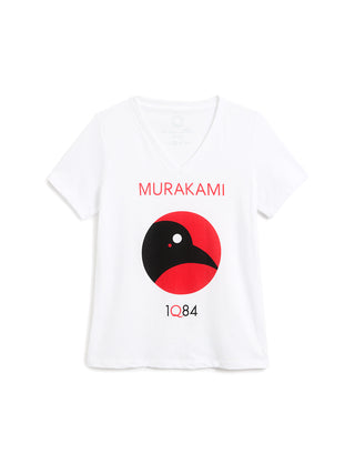 1Q84 women's v-neck t-shirt
