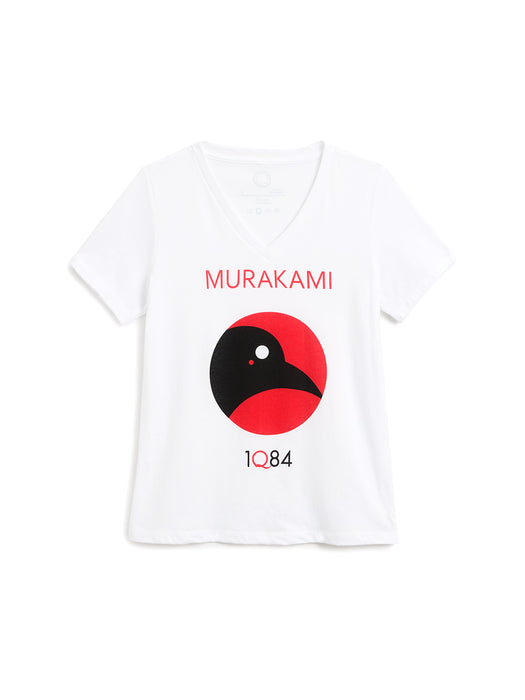 1Q84 women's v-neck t-shirt