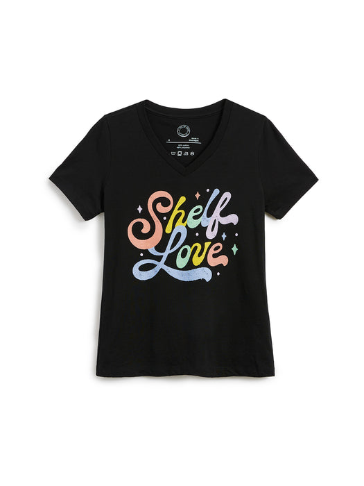 Shelf Love women's v-neck t-shirt