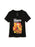 Black t-shirt with 'Second Foundation' graphic design on a white background