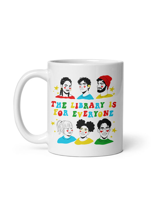 Mychal Threets: The Library is for Everyone mug