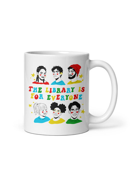 Mychal Threets: The Library is for Everyone mug