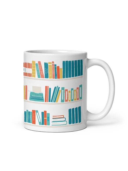 Bookshelf mug