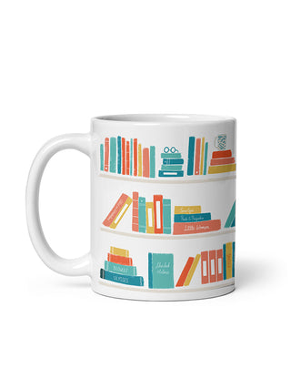 Bookshelf mug