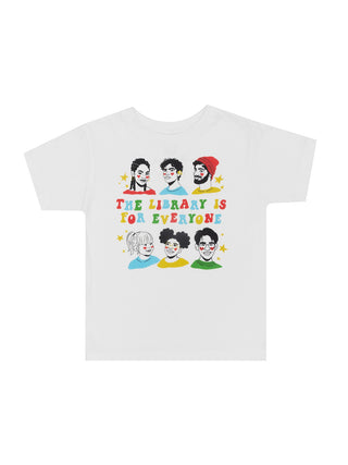 Mychal Threets: The Library is for Everyone kids' t-shirt
