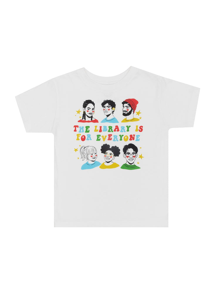Mychal Threets: The Library is for Everyone kids' t-shirt