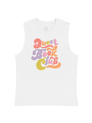 Queer Book Club unisex tank top