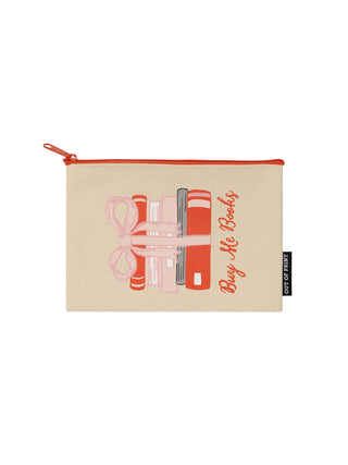 Buy Me A Book Stack pouch
