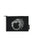 Black pouch with white dragon design on a white background