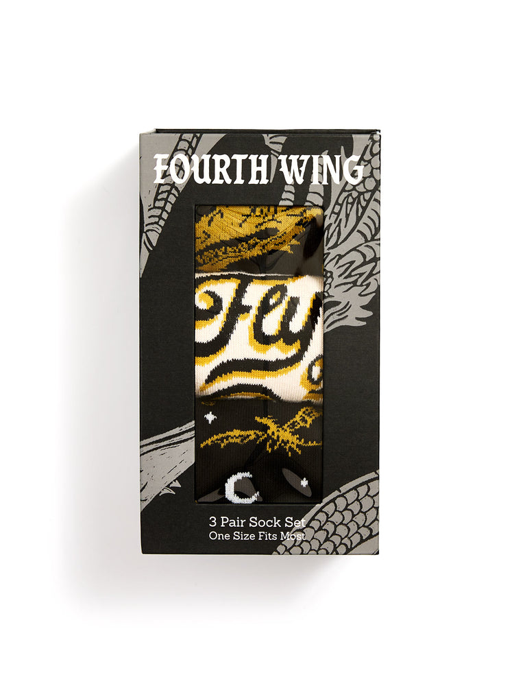 Fourth Wing: Fly or Die Socks gift box