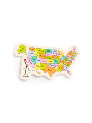 Dr. Seuss: Sing the 50 United States! Stickers - Set of 4