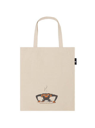 Grumpy Monkey tote bag