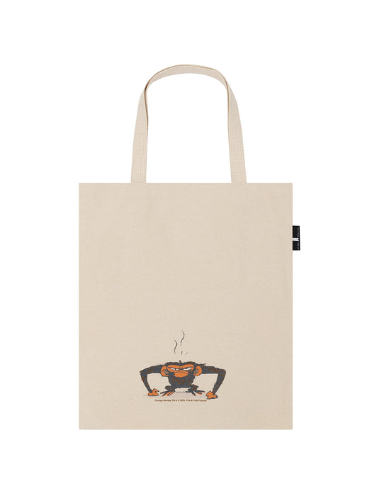 Grumpy Monkey tote bag