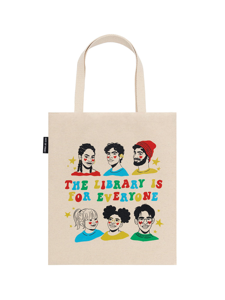 Mychal Threets: The Library is for Everyone tote bag