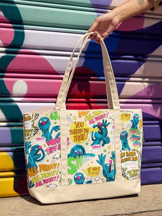 Sesame Street: The Monster at the End of This Book large zippered tote