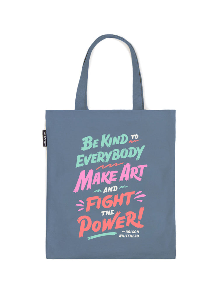 Colson Whitehead: Fight the Power tote bag