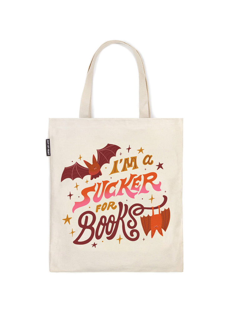 I'm a Sucker for Books tote bag