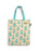 Tote bag with pigeon pattern on beige background