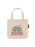Bookworm mini tote bag back