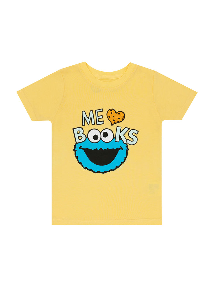 Sesame Street Cookie Monster - Me Love Books kids' t-shirt