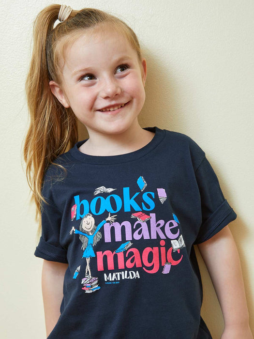 Matilda: Books Make Magic kids' t-shirt